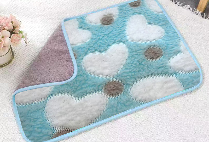 Vải sang trọng in 3D flannel hai mặt 230gsm 160cm